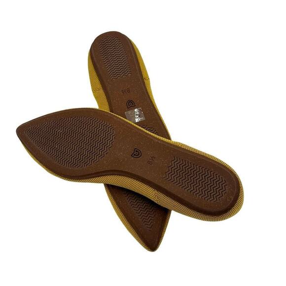 Rothy's The Point Flats RETIRED Marigold Yellow Classic Women’s Size 8.5 NWOB - Picture 11 of 11